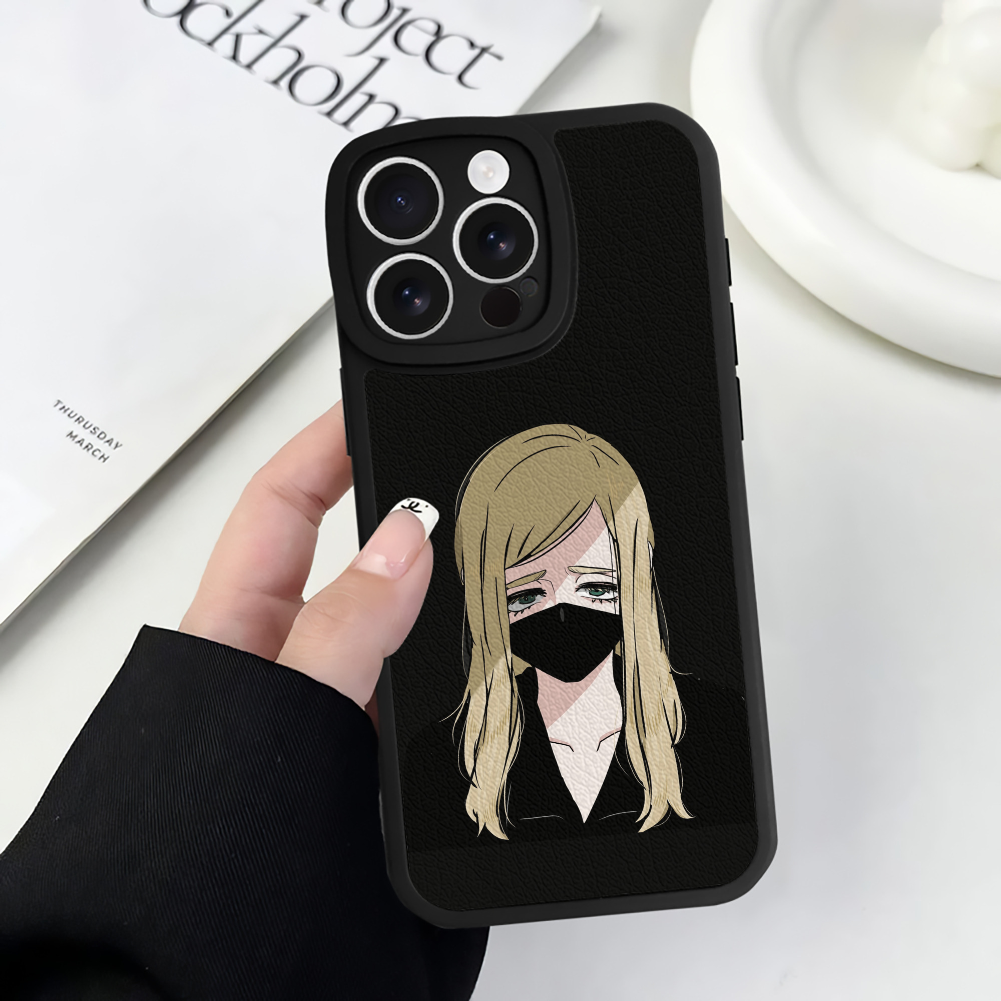 （画像用） 東京リベンジャーズ Tokyo Revengers 【iPhone 16シリーズ対応】シリコンスマホケース（レザー調） 材質：シリコン